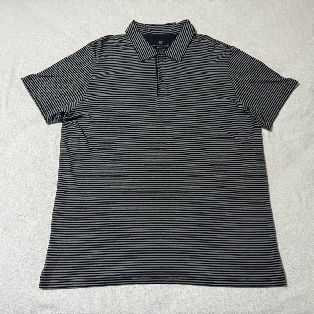 Mack Weldon Mens 2XL Golf Polo Shirt Short Sleeve Pima Cotton Blend‎ Stretch